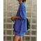 Two Piece Outfits for Women Lounge Sets Button Down Top and Shorts Set Over-sized Shirts
