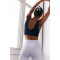 High Impact Sports Bras for Women,Racerback Running Bra Workout Crop Tank Tops Longline Sports Bra Push up