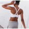 Sports Bra for Women Medium Support Criss Cross Strappy Bras Seamless Padded High Impact Yoga Athletic Bras