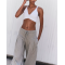 Sports Bra for Women Medium Support Criss Cross Strappy Bras Seamless Padded High Impact Yoga Athletic Bras