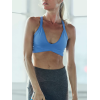 Custom Logo Yoga Bra, Essentials Women's Active Top Medium Support Racerback Sports Bra