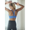 Custom Logo Yoga Bra, Essentials Women's Active Top Medium Support Racerback Sports Bra