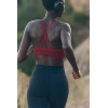 YOGA Butterluxe Womens Ruched V Neck Sports Bra - Y Back Spaghetti Thin Strap Wireless Padded Bra Yoga Crop Top