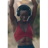 YOGA Butterluxe Womens Ruched V Neck Sports Bra - Y Back Spaghetti Thin Strap Wireless Padded Bra Yoga Crop Top