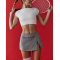 OEM logo  Womens' Sports Bra Longline Wirefree Padded with Medium Support Crop Top