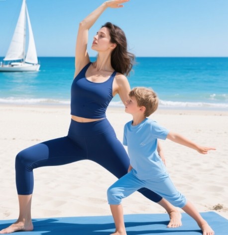 Family Yoga Wear Guide: How Our Factory Creates Charming Parent - Child Yoga Suits