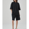 2 Piece Zip Tracksuit Polo Shirt and Shorts Sets Short Sleeve Summer Casual Outfit