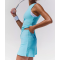 Custom Women's Tennis Dress with Built-in Shorts | Ribbed Activewear for Sports Brands | OEM Manufacturing of High-Quality Tennis Apparel with Performance Features