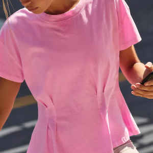 Women's short sleeve activewear  t shirts crew neck raglan sleeve sports tees