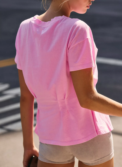 Women's short sleeve activewear  t shirts crew neck raglan sleeve sports tees