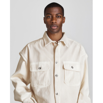 Men's Casual Lightweight Shirt Jacket Work Shacket Jackets Military Button Down Overshirt With Flap Pockets