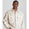 Men's Casual Lightweight Shirt Jacket Work Shacket Jackets Military Button Down Overshirt With Flap Pockets