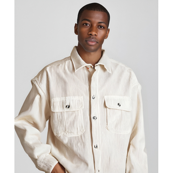 Men's Casual Lightweight Shirt Jacket Work Shacket Jackets Military Button Down Overshirt With Flap Pockets