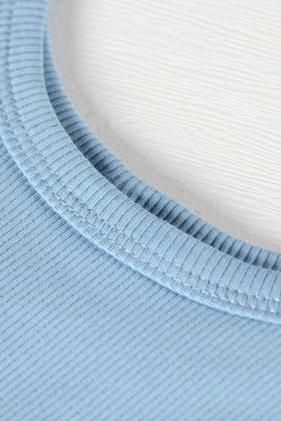 OEM Classic Scoop Neck Slim Fit Rib Tank with Curvy Hem | Custom Activewear Manufacturer for Performance Apparel