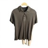 Athletic Waffle Textured Solid Blank Quick Dry Sweat Wicking Lapel Golf Tennis Sport Lightweight