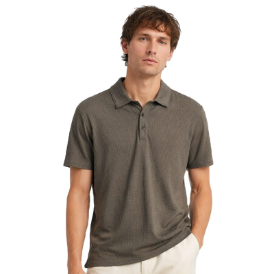 Athletic Waffle Textured Solid Blank Quick Dry Sweat Wicking Lapel Golf Tennis Sport Lightweight
