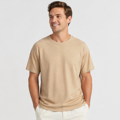 Hollow Mesh Performance Men's Athletic 4 Way Stretch Regular Fit Outdoor Exercise Casual Top Blank