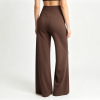 Women Crossover High Waist Flare Yoga Pants Soft Stretchy Bootcut Slim Fit Sports Casual Trousers