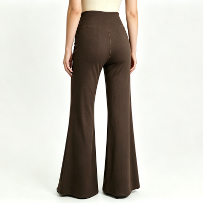 Women Flare Yoga Pants 4 Way Stretch for Bootcut Leggings Sweat Wicking Pilates Athletic Trousers