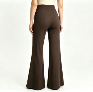 Women Flare Yoga Pants 4 Way Stretch for Bootcut Leggings Sweat Wicking Pilates Athletic Trousers