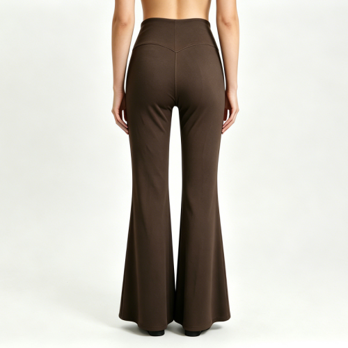 Women Flare Yoga Pants 4 Way Stretch for Bootcut Leggings Sweat Wicking Pilates Athletic Trousers