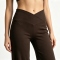 Women Flare Yoga Pants 4 Way Stretch for Bootcut Leggings Sweat Wicking Pilates Athletic Trousers