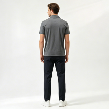 Men's Quick Dry Short Sleeve Polo Shirts Breathable Lightweight Business Casual Golf Work Top