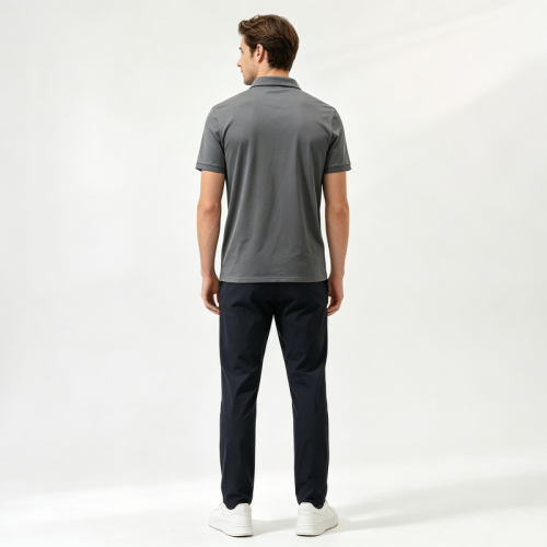 Men's Quick Dry Short Sleeve Polo Shirts Breathable Lightweight Business Casual Golf Work Top