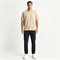 Hollow Mesh Performance Men's Athletic 4 Way Stretch Regular Fit Outdoor Exercise Casual Top Blank