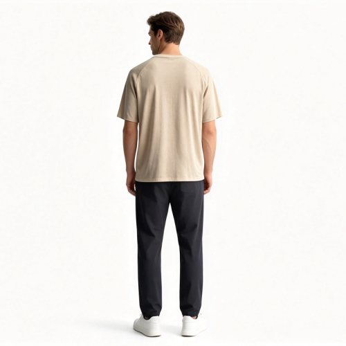 Hollow Mesh Performance Men's Athletic 4 Way Stretch Regular Fit Outdoor Exercise Casual Top Blank