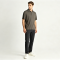 Athletic Waffle Textured Solid Blank Quick Dry Sweat Wicking Lapel Golf Tennis Sport Lightweight