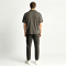 Athletic Waffle Textured Solid Blank Quick Dry Sweat Wicking Lapel Golf Tennis Sport Lightweight