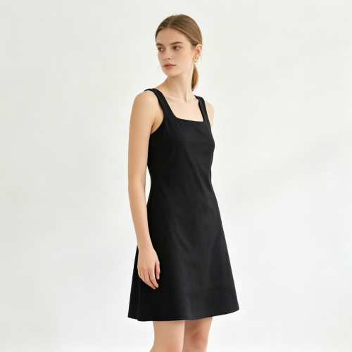 Women's one piece polo neck golf dress slim fit lightweight tennis clothing
