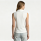 Ladies White Sleeveless Polo Vest Quick Dry Stretch Collared Tank Top Women Sleeveless Polo Shirt
