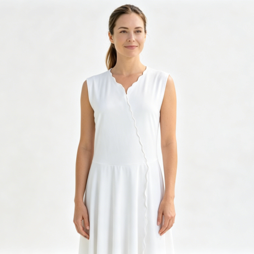 Women Short Sleeve Polo Dress Breathable Fabric Golf Tennis Sports Dress Casual Loose Mini Dress