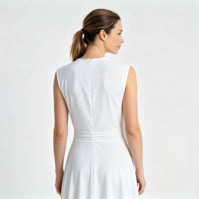 Women Short Sleeve Polo Dress Breathable Fabric Golf Tennis Sports Dress Casual Loose Mini Dress