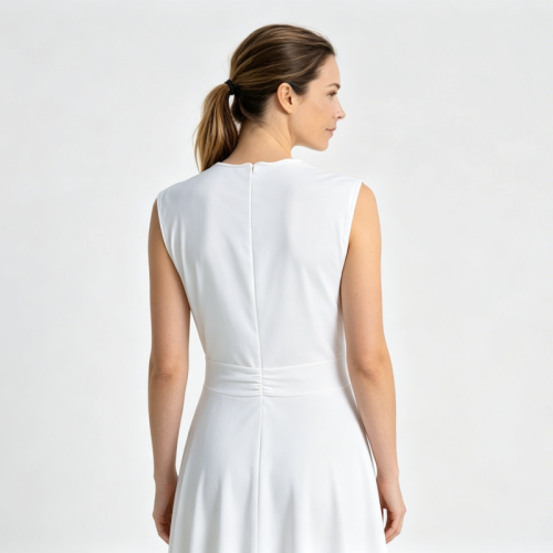 Women Short Sleeve Polo Dress Breathable Fabric Golf Tennis Sports Dress Casual Loose Mini Dress