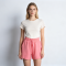 Women Sports Shorts Hot Drawstring Closure Loose Fit Four Way Stretch Quick Dry Breathable