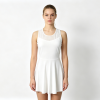 Women Mesh Sleeveless Tennis Dress Workout Athletic Skort Dress Casual Golf Exercise Mini Dress