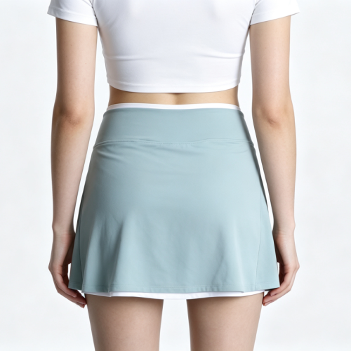 Lightweight Breathable Tennis Skirt for Women V-Waist Design with Liner Shorts Anti-Slip