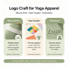Logo Options for Yoga Apparel: Silicone Print, Heat Transfer and Embroidery Use Cases