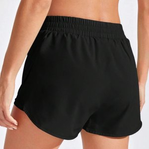 Women 2-in-1 Yoga Shorts Quick Dry Built-in Liner Gym Workout Running Sport Shorts