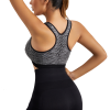Women Sports Bra Front Zipper Sports Bra Breathable Shock‑proof Underwear High Impact Yoga Bra Running Vest Fitness Workout Tops