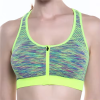 Women Sports Bra Front Zipper Sports Bra Breathable Shock‑proof Underwear High Impact Yoga Bra Running Vest Fitness Workout Tops