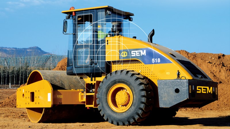 SEM518 Soil Compactor | Earthmoving machine | Yitongda China Used 