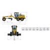 Super powerful XCMG GR1653lv grader construction machinery vehicle