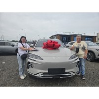A Belarusian customer bought a BYD electric car in our overseas store