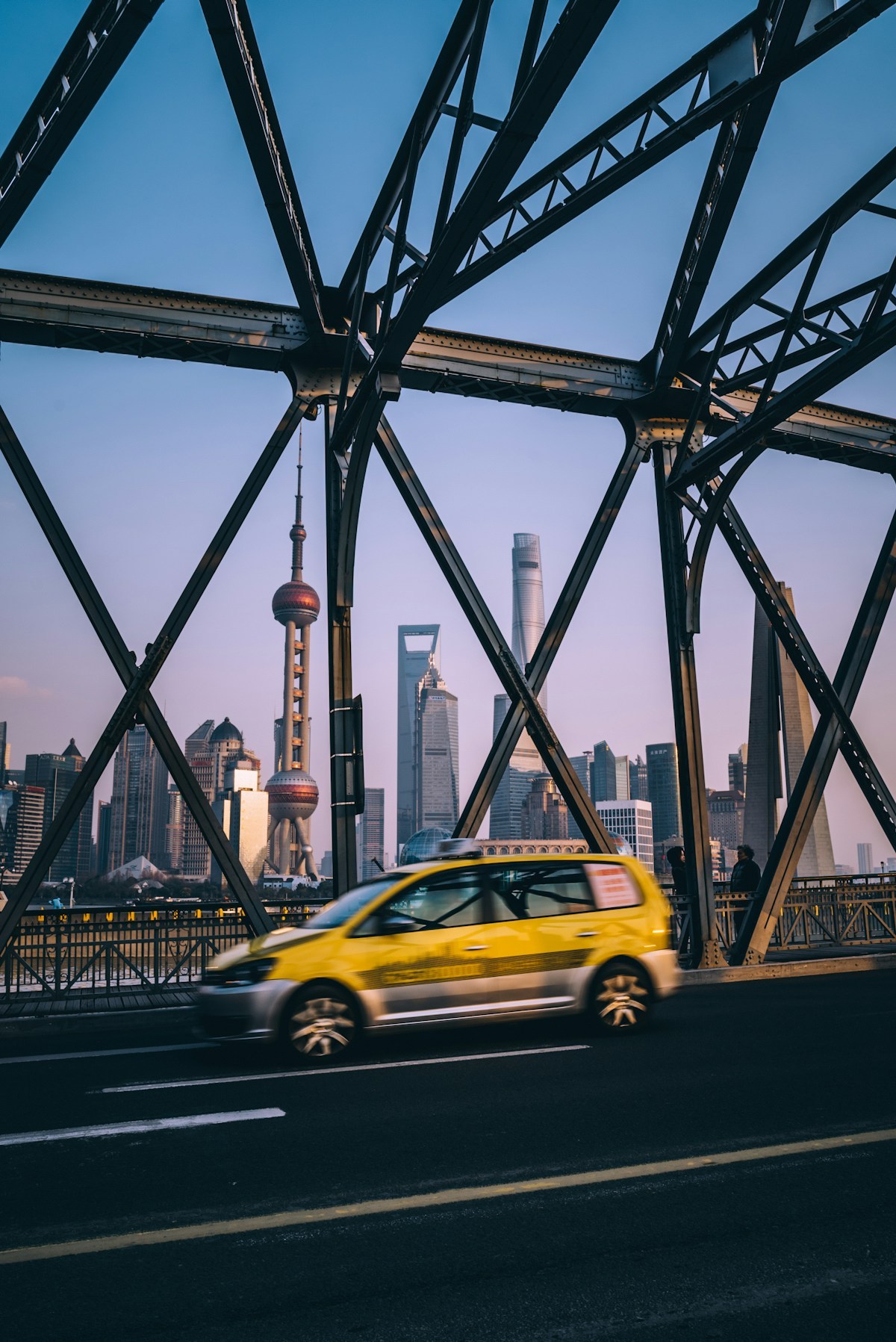 Used car lot with vehicles waiting for export from China