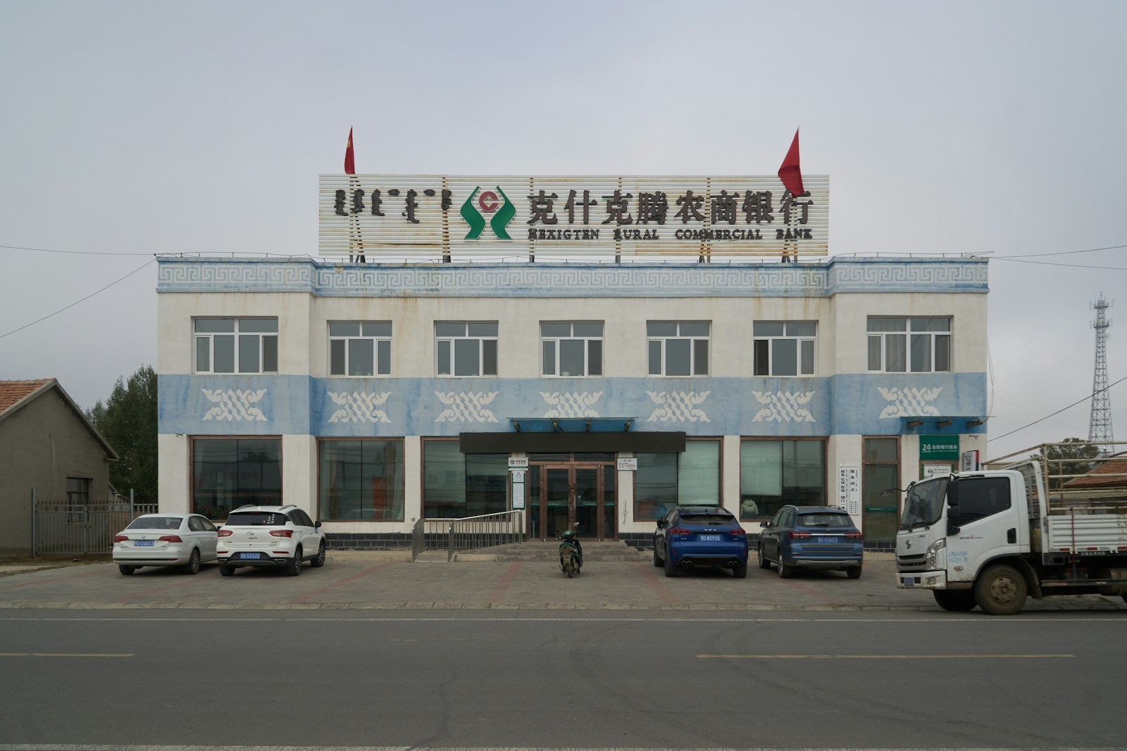 Cars parked at a Chinese vehicle export facility