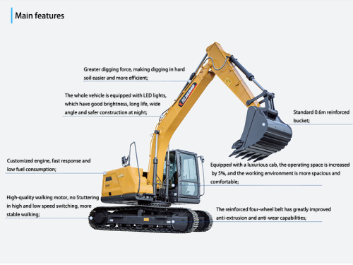 XE135G excavator is suitable for various engineering projects